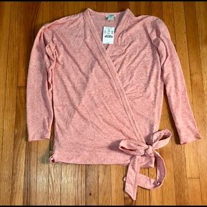 J. Crew Wrap Front TShirt